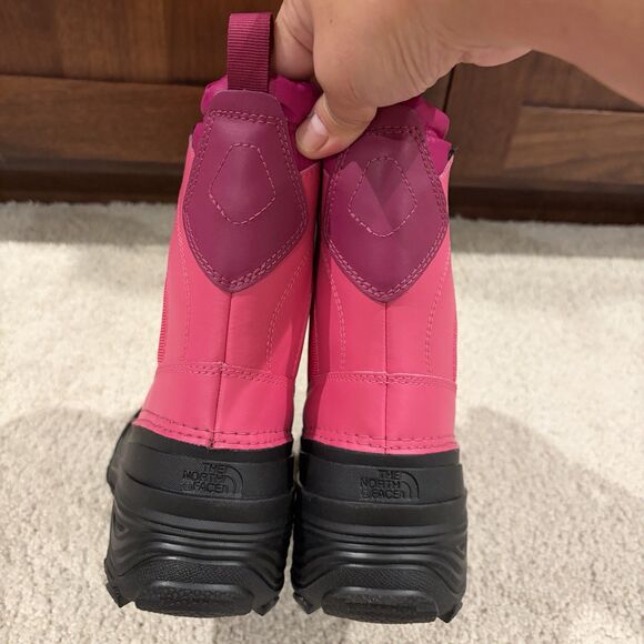 New The North Face Alpenglow IV Kids US 5 EU37 Waterproof Snow Boots Winter Pink - Picture 4 of 10